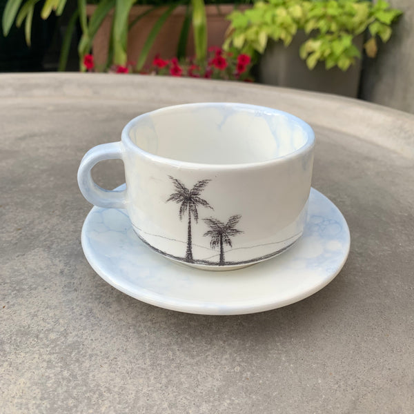Soqya Tea Cup + Saucer